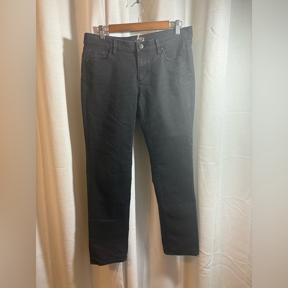 ✨ loft | modern straight jeans black size 10/30 0330 - Picture 2 of 13